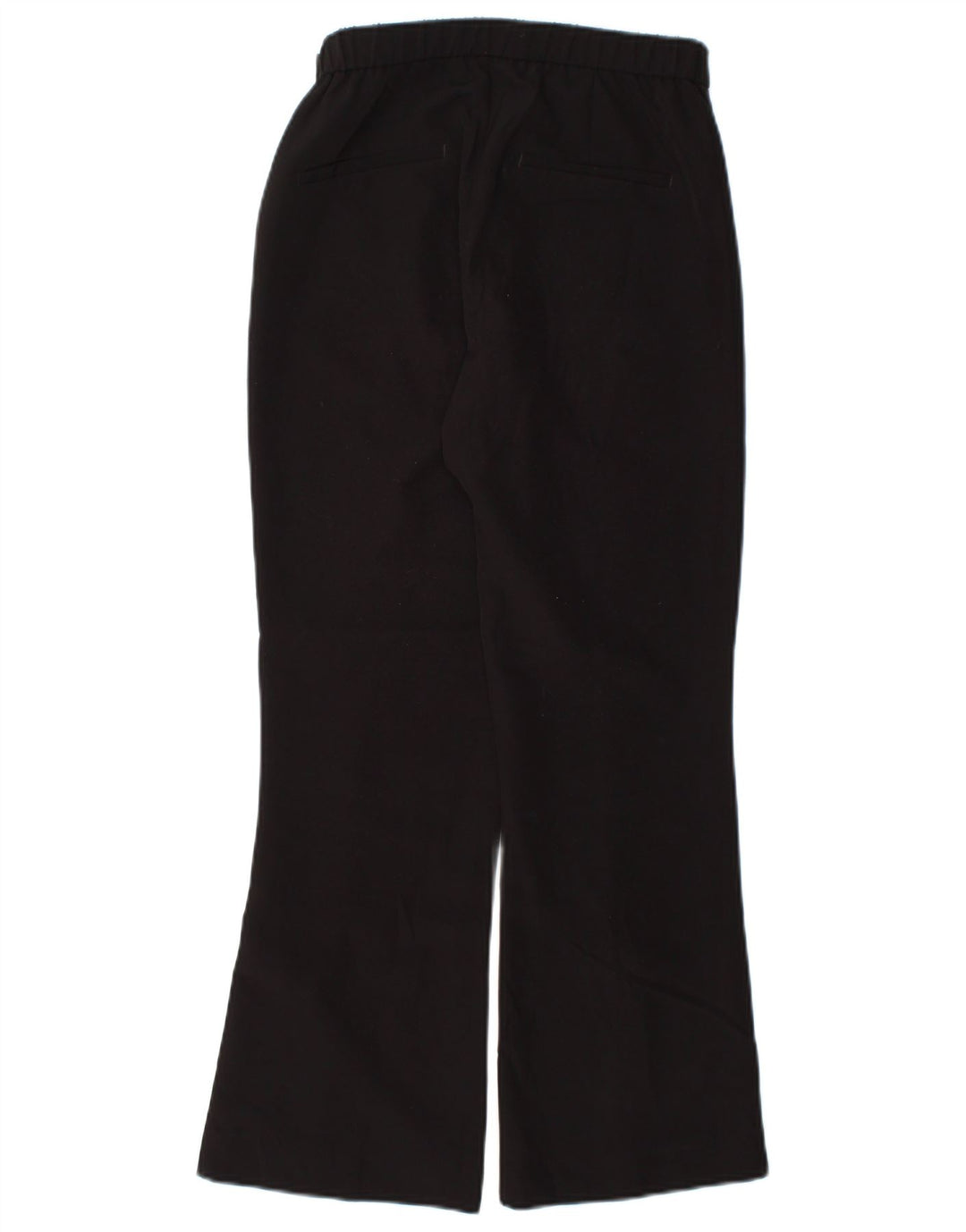 Женские повседневные брюки Zara Bootcut, маленькие W26 L26, черные, полиэстер