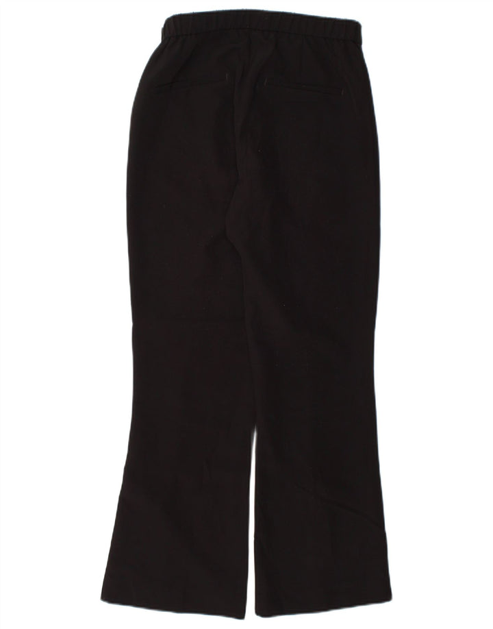 Женские повседневные брюки Zara Bootcut, маленькие W26 L26, черные, полиэстер