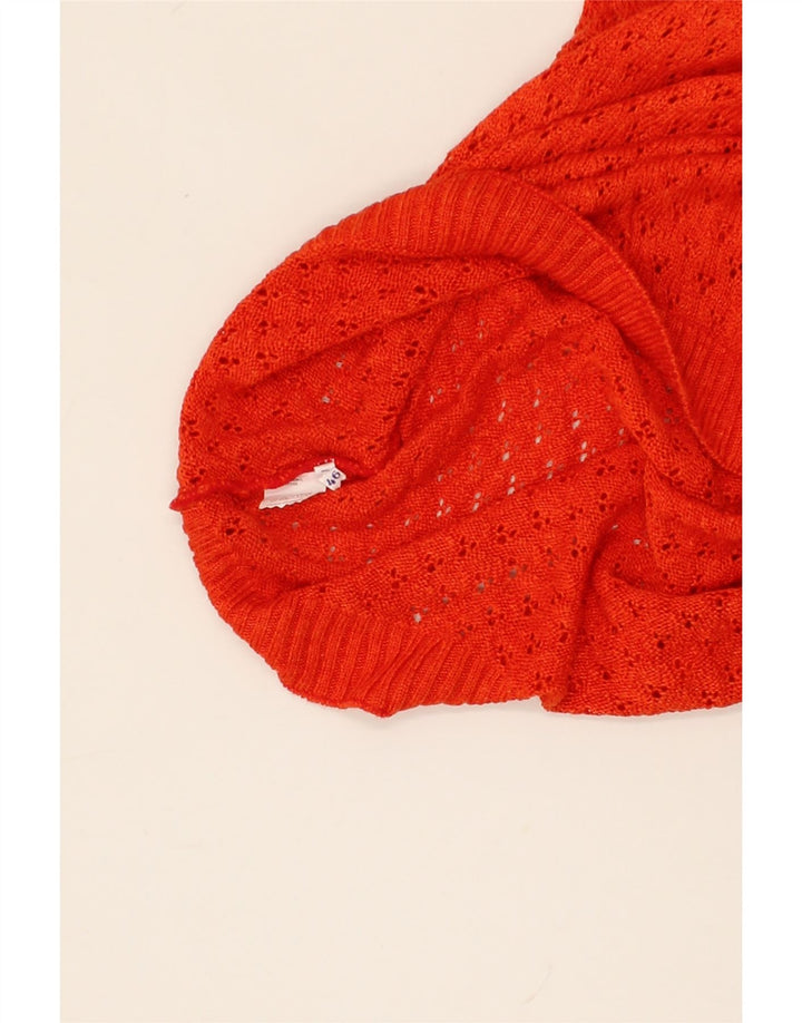 VINTAGE Womens Crew Neck Jumper Sweater IT 46 Large Red Acrylic Vintage Vintage and Second-Hand Vintage from Messina Hembry 