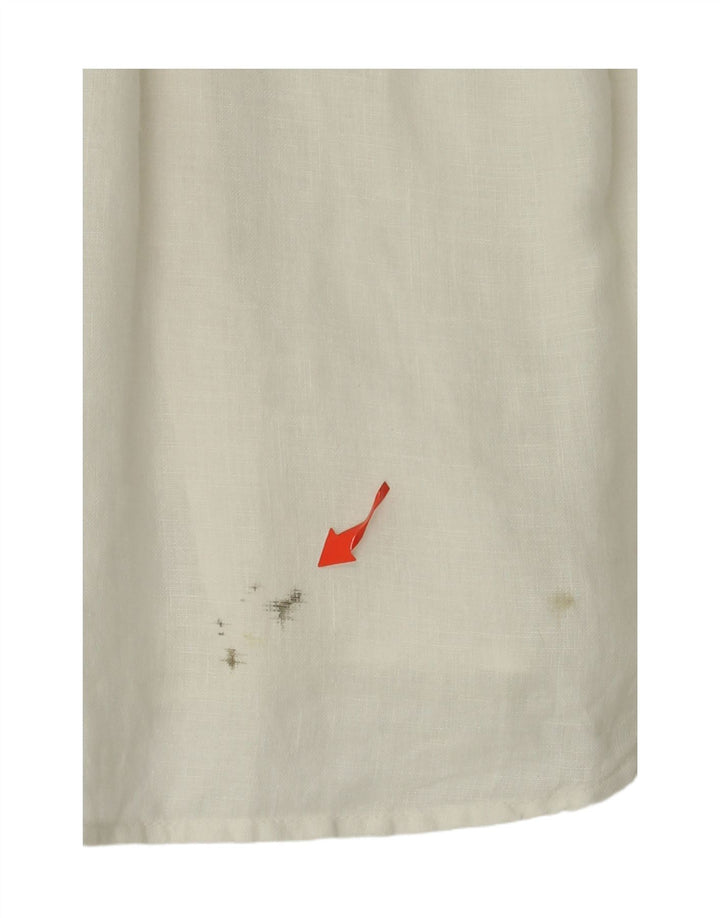 КП Рубашка Company для мальчиков 11-12 лет, белое льняное полотно