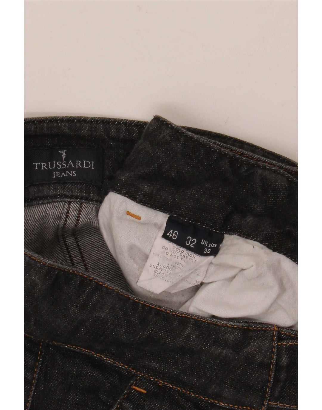 Женские джинсы Trussardi Bootcut W30 L32, черный хлопок