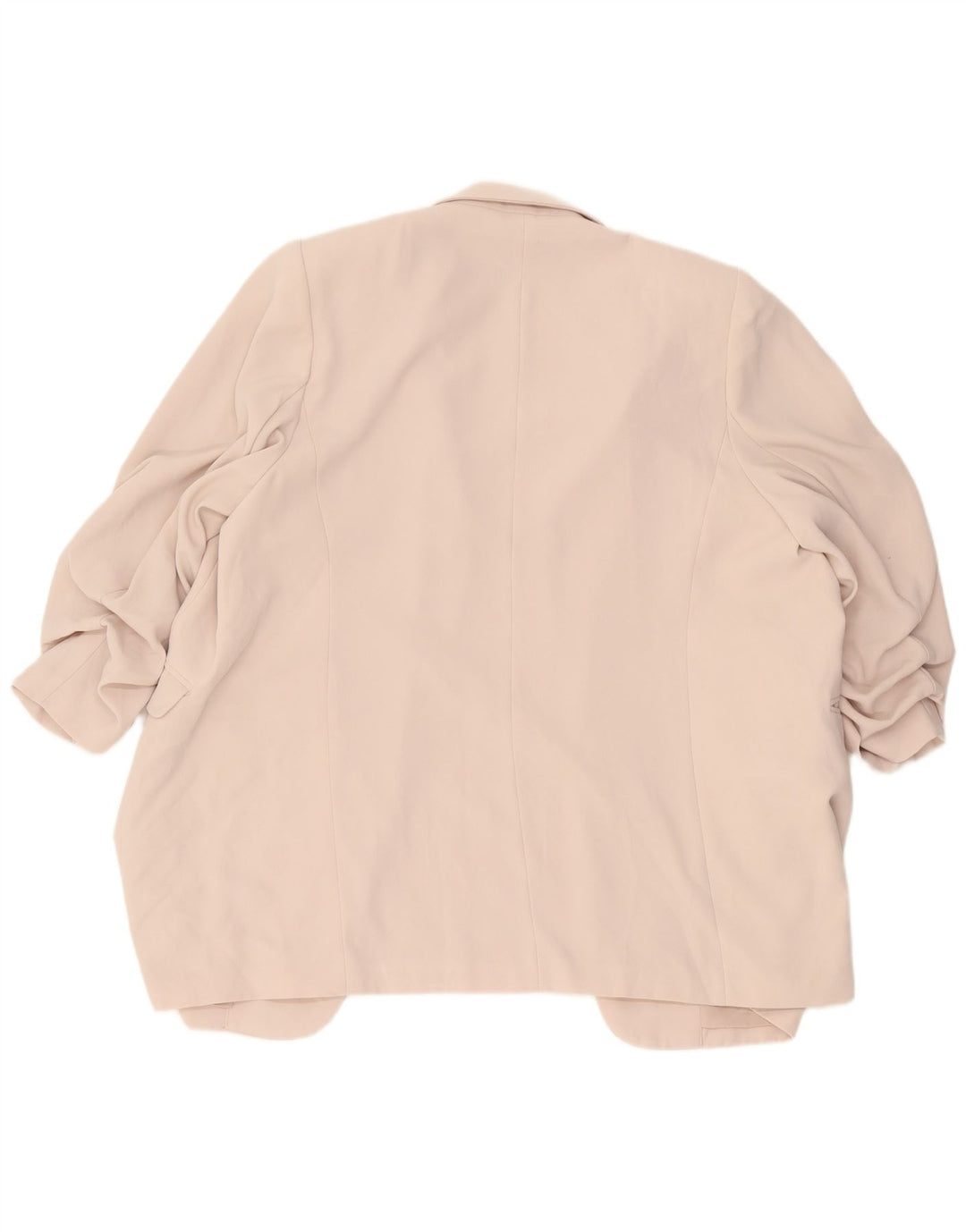 Женский открытый блейзер с рукавами 3/4 Marks & Spencer UK 22 3XL бежевый