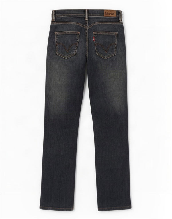 Женские прямые джинсы Levi's W28 L34 синие, хлопок