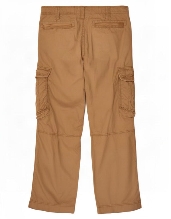Мужские прямые брюки карго Marks & Spencer W36 L29, хаки, хлопок