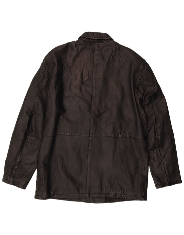 Мужская кожаная куртка Kartel UK 42 XL черная кожа