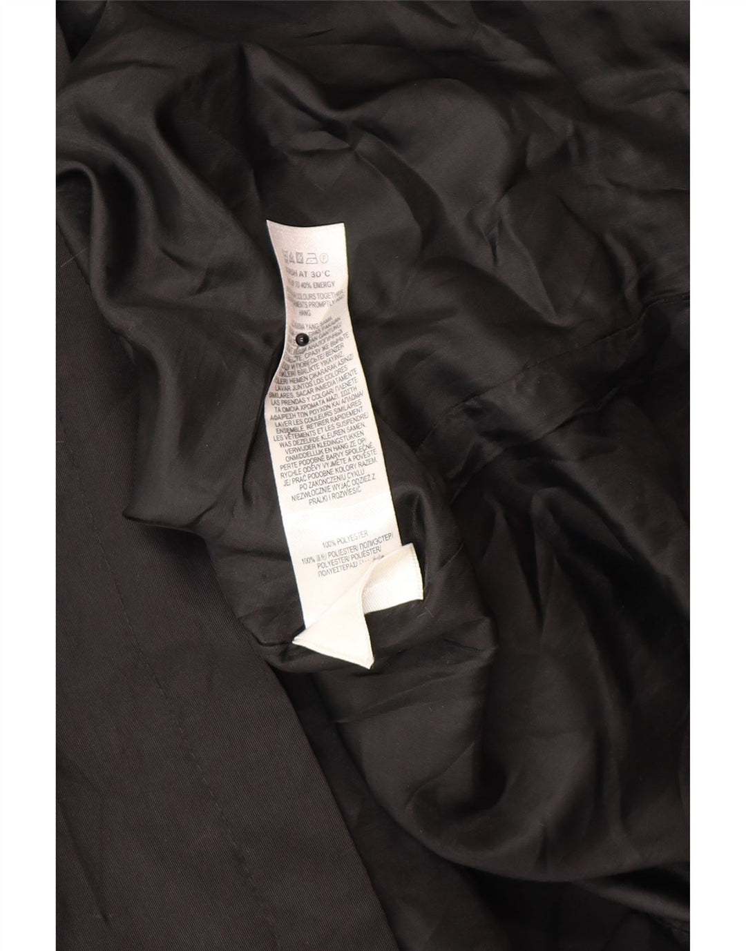 Женский тренч Marks & Spencer UK 22 3XL, черный полиэстер