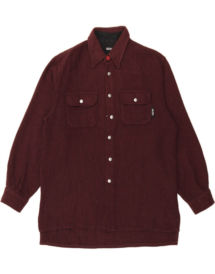 KILLER LOOP Mens Lumberjack Shirt Medium Burgundy Vintage Killer Loop and Second-Hand Killer Loop from Messina Hembry 