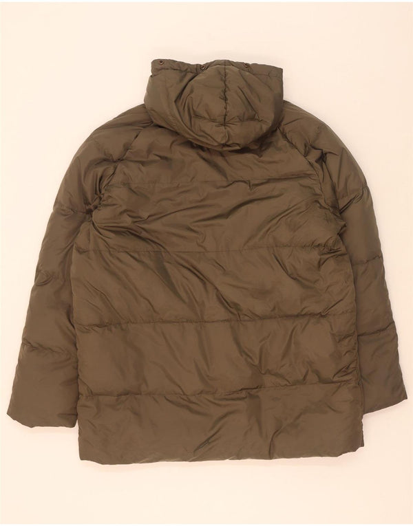 Мужская стеганая куртка с капюшоном Belfe UK 44 2XL Хаки Полиамид