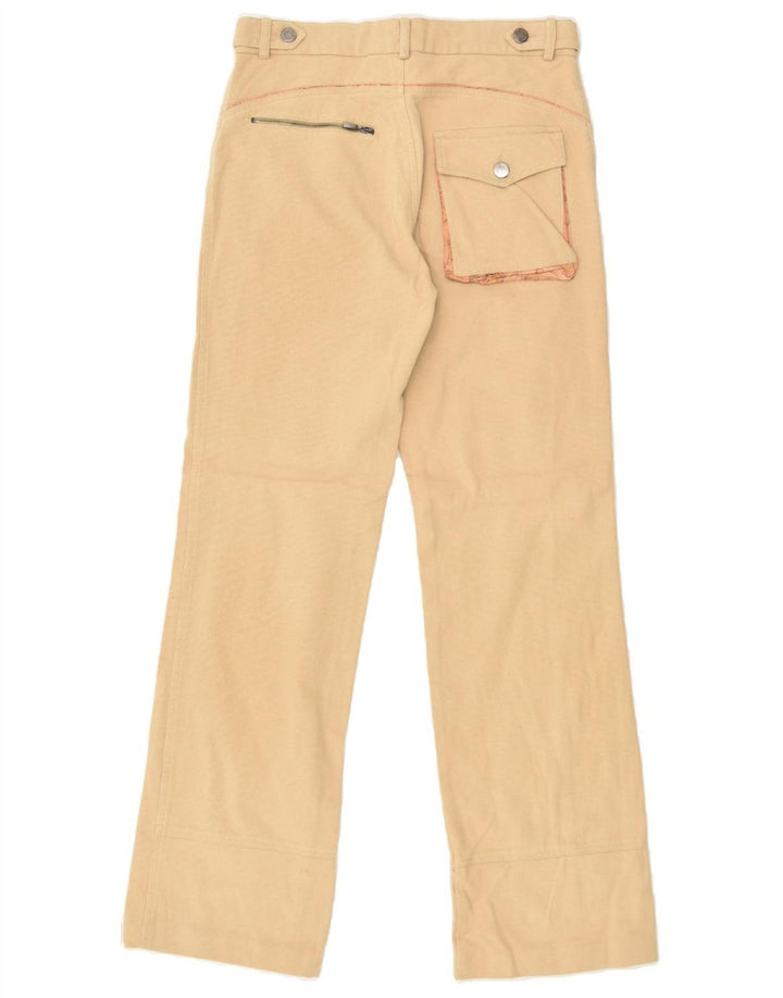 ALVIERO MARTINI Womens Straight Cargo Trousers UK 18 XL W31 L31 Beige | Vintage ALVIERO MARTINI | Thrift | Second-Hand ALVIERO MARTINI | Used Clothing | Messina Hembry 