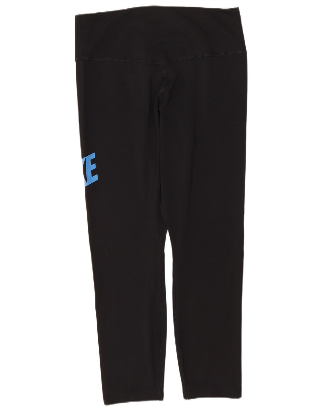Женские леггинсы-капри с графическим рисунком Nike Dri Fit UK 12, средний черный полиэстер