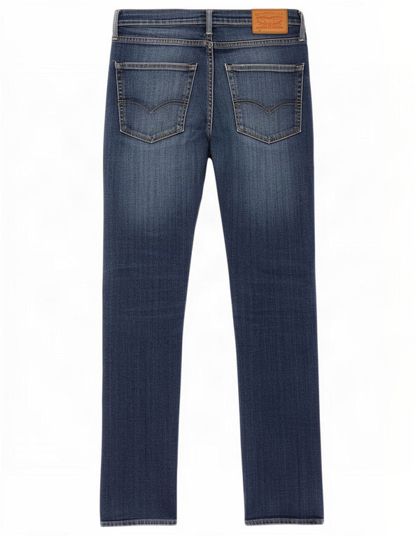 Мужские зауженные джинсы Levi's 502 W30 L32 синие, хлопок