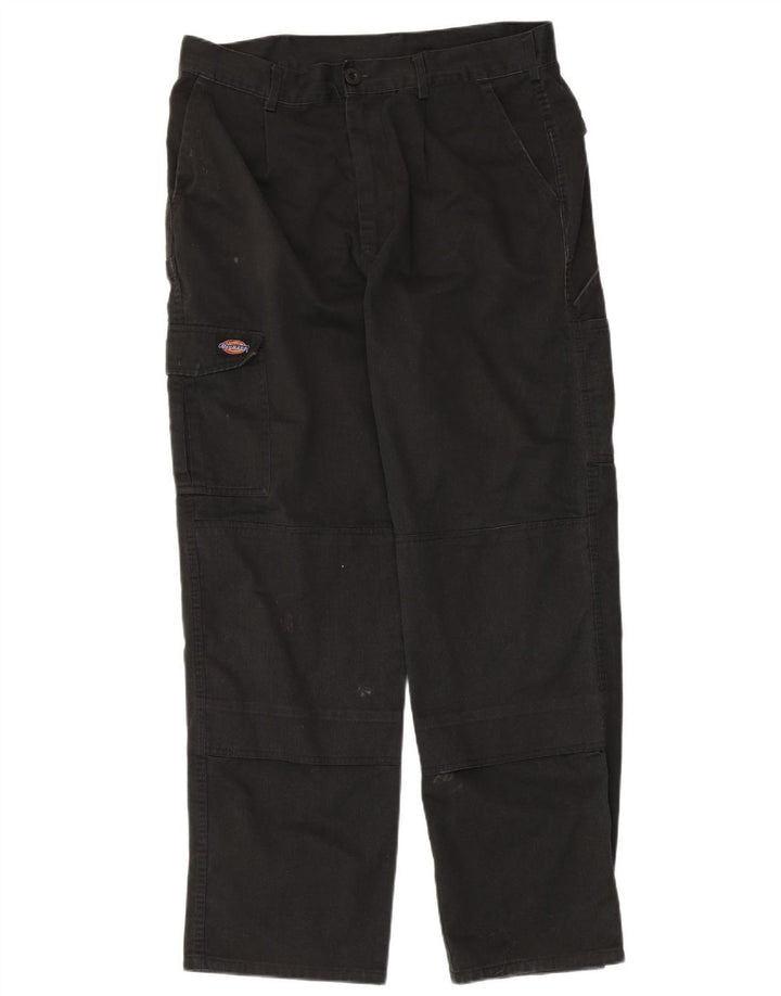 Мужские прямые брюки-карго Dickies Redhawk W36 L30, черный полиэстер