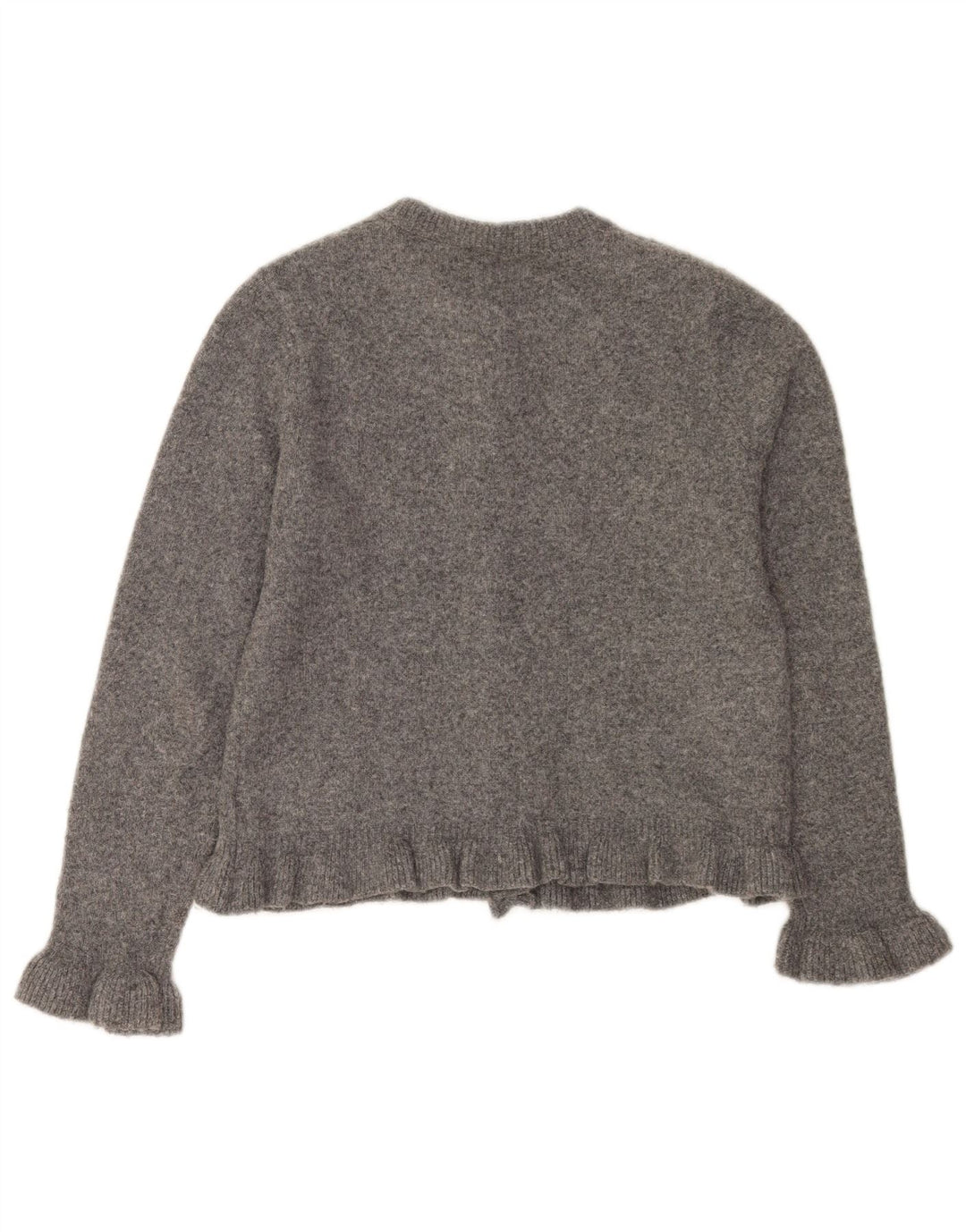 Женский кардиган Zara UK 10, маленький серый полиэстер