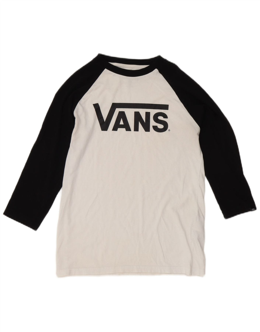 Топ с рисунком Vans для мальчиков, рукав 3/4, 12–13 лет, большой белый с цветными блоками