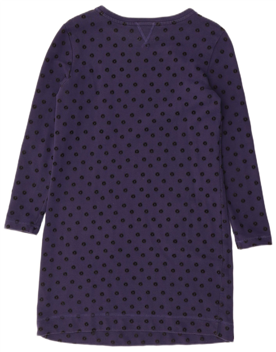 WHITE STUFF Womens Jumper Dress UK 12 Medium  Navy Blue Spotted