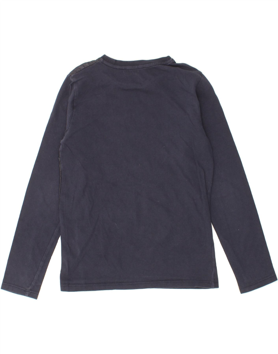 CESARE PACIOTTI Boys Graphic Top Long Sleeve 6-7 Years Navy Blue Vintage Cesare Paciotti and Second-Hand Cesare Paciotti from Messina Hembry 