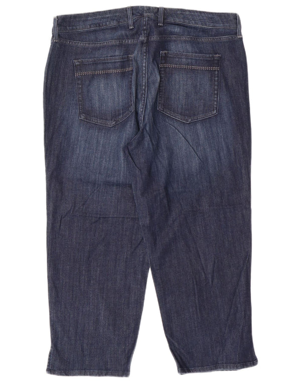 Женские капри EDDIE BAUER с пышными формами, США 16, 2XL, W38, L23, синий хлопок