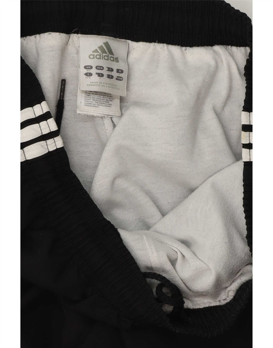 Мужские спортивные брюки Adidas для бега, средний черный полиэстер