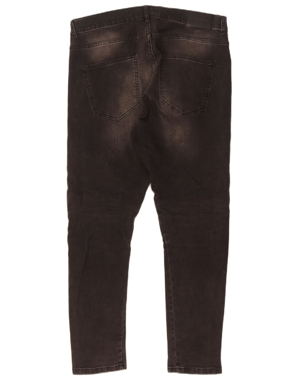Мужские джинсы скинни Zara EU 46 XL W36 L31 черные