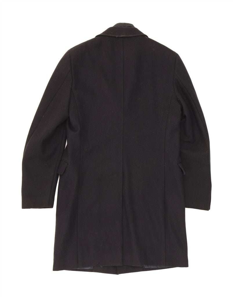 PRADA Mens Overcoat IT 50 Large Navy Blue Wool Vintage Prada and Second-Hand Prada from Messina Hembry 