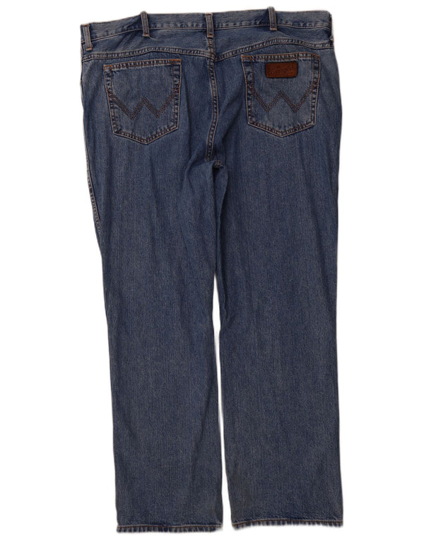 Мужские прямые джинсы WRANGLER Техас W42 L30, синий хлопок