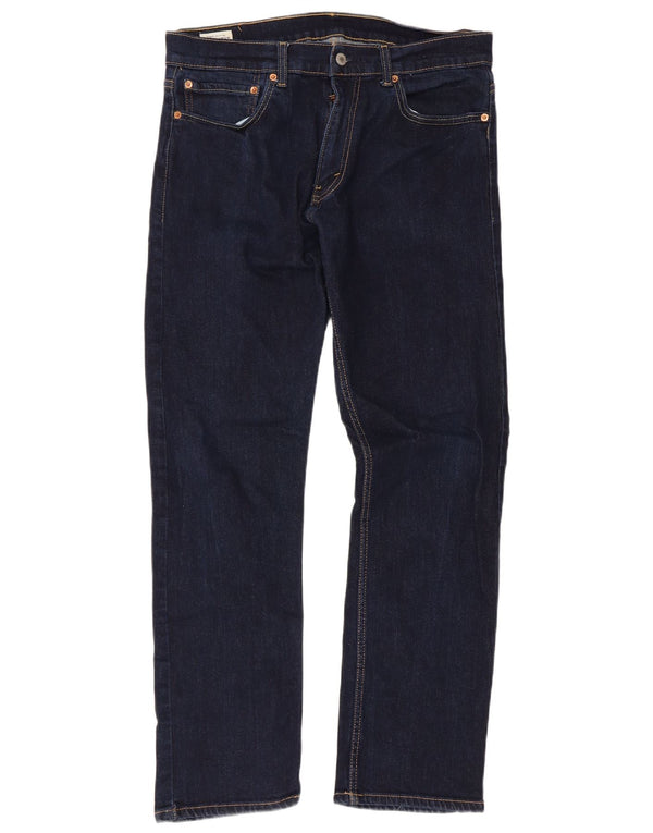 Мужские прямые джинсы Levi's 551 W36 L32 темно-синие, хлопок