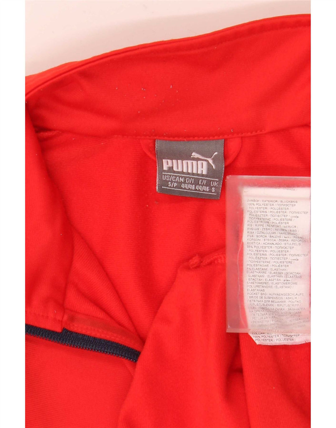 Мужской спортивный костюм Puma, маленькая красная куртка из полиэстера