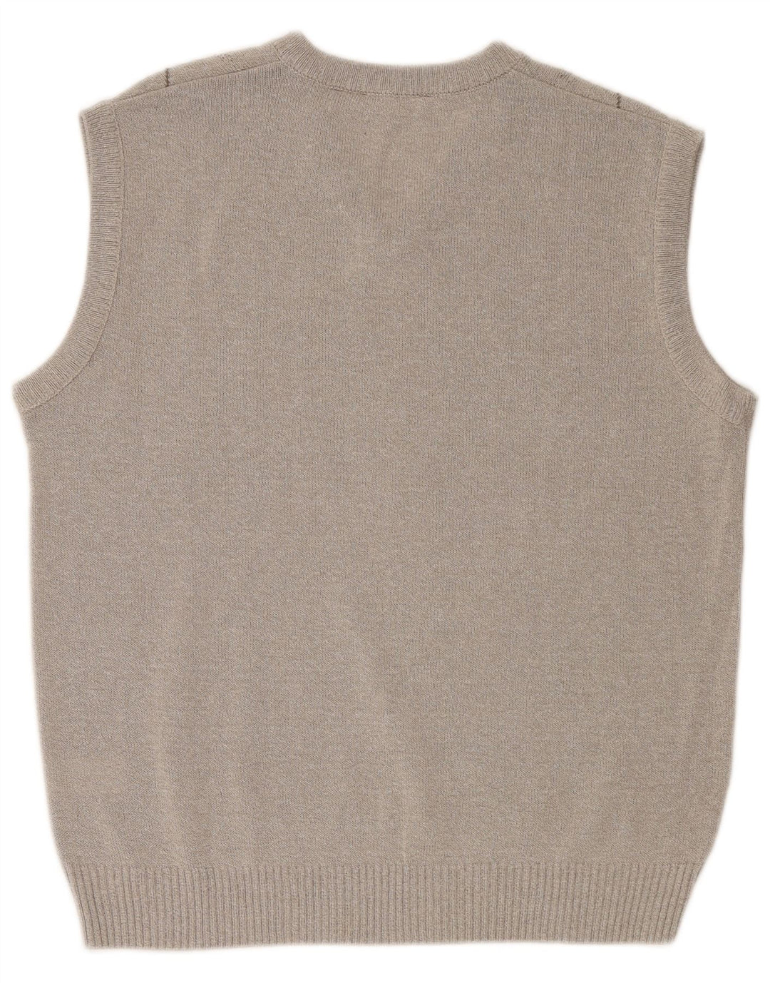 SENATOR Mens Vest Tank Top IT 54 XL Grey Argyle/Diamond Cotton