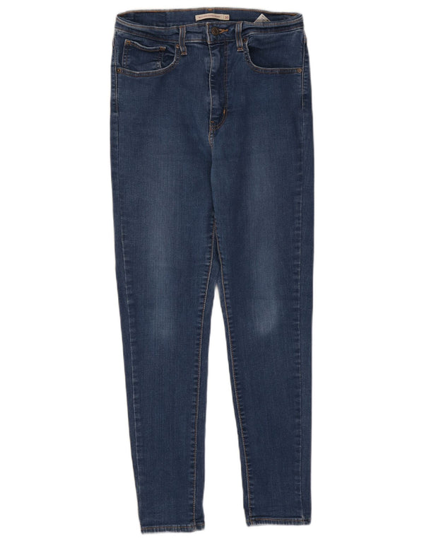 Levi's Womens Mile High Super Skinny Jeans W30 L28 Blue Cotton