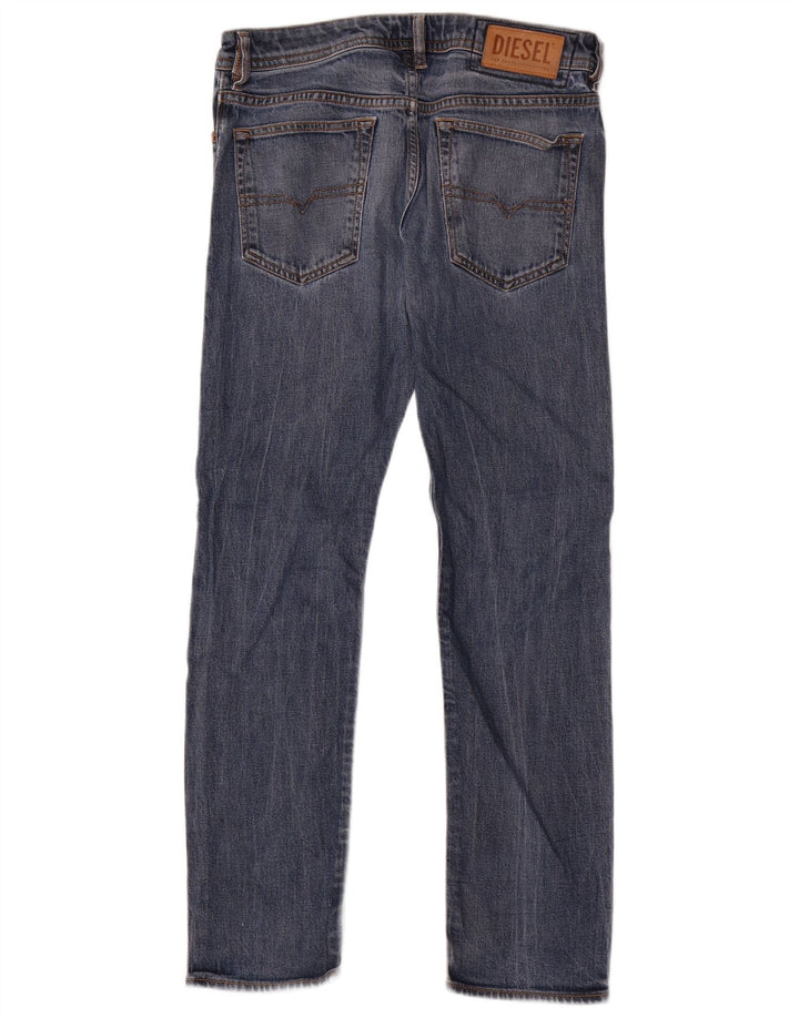 Женские узкие джинсы Diesel W30 L29 синие из лиоцелла