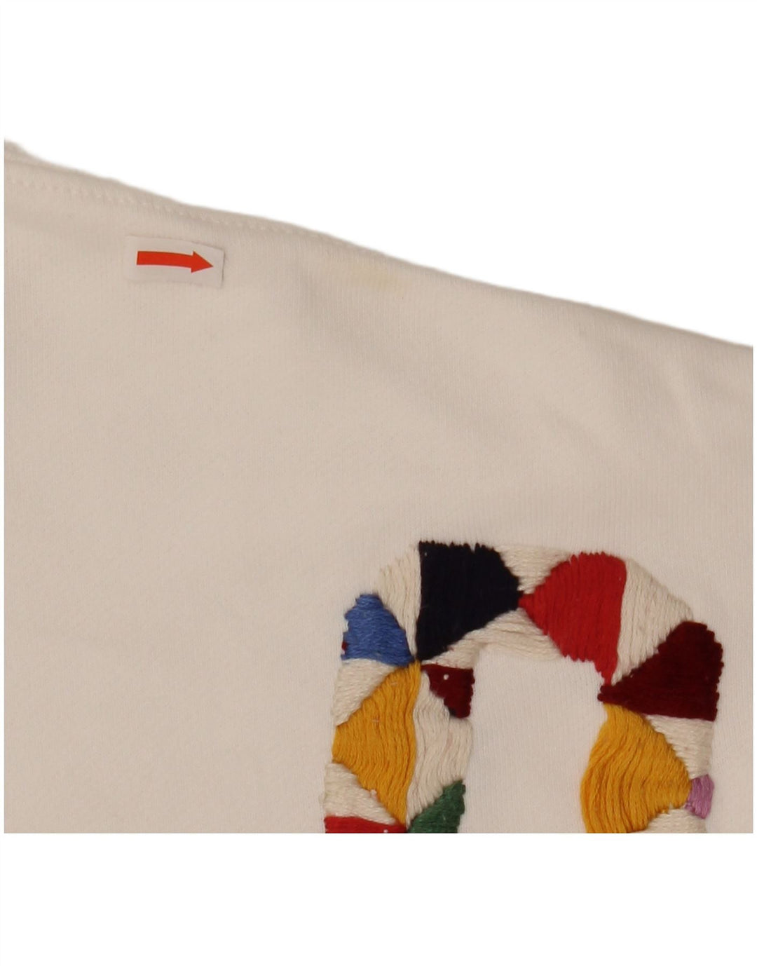 Женский укороченный свитшот POLO RALPH LAUREN UK 16, большой белый