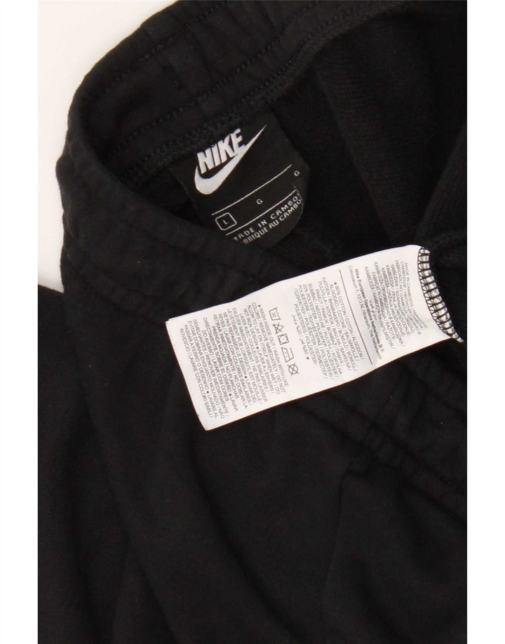 Мужские спортивные брюки Nike, большие черные хлопковые брюки для бега