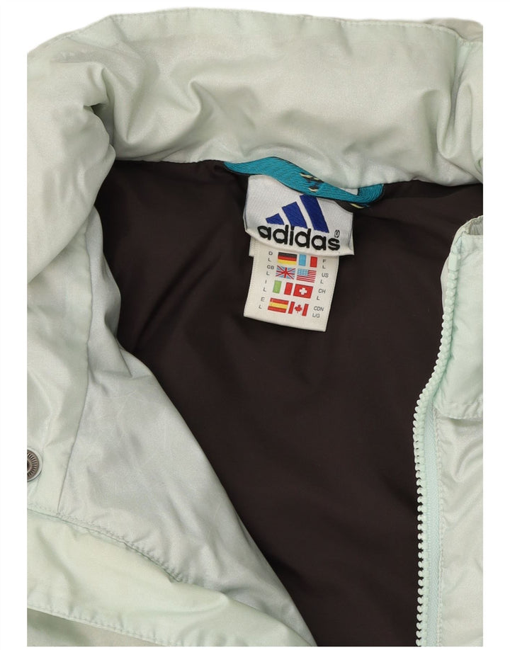 Мужская утепленная куртка Adidas UK 40, большая синяя, полиэстер