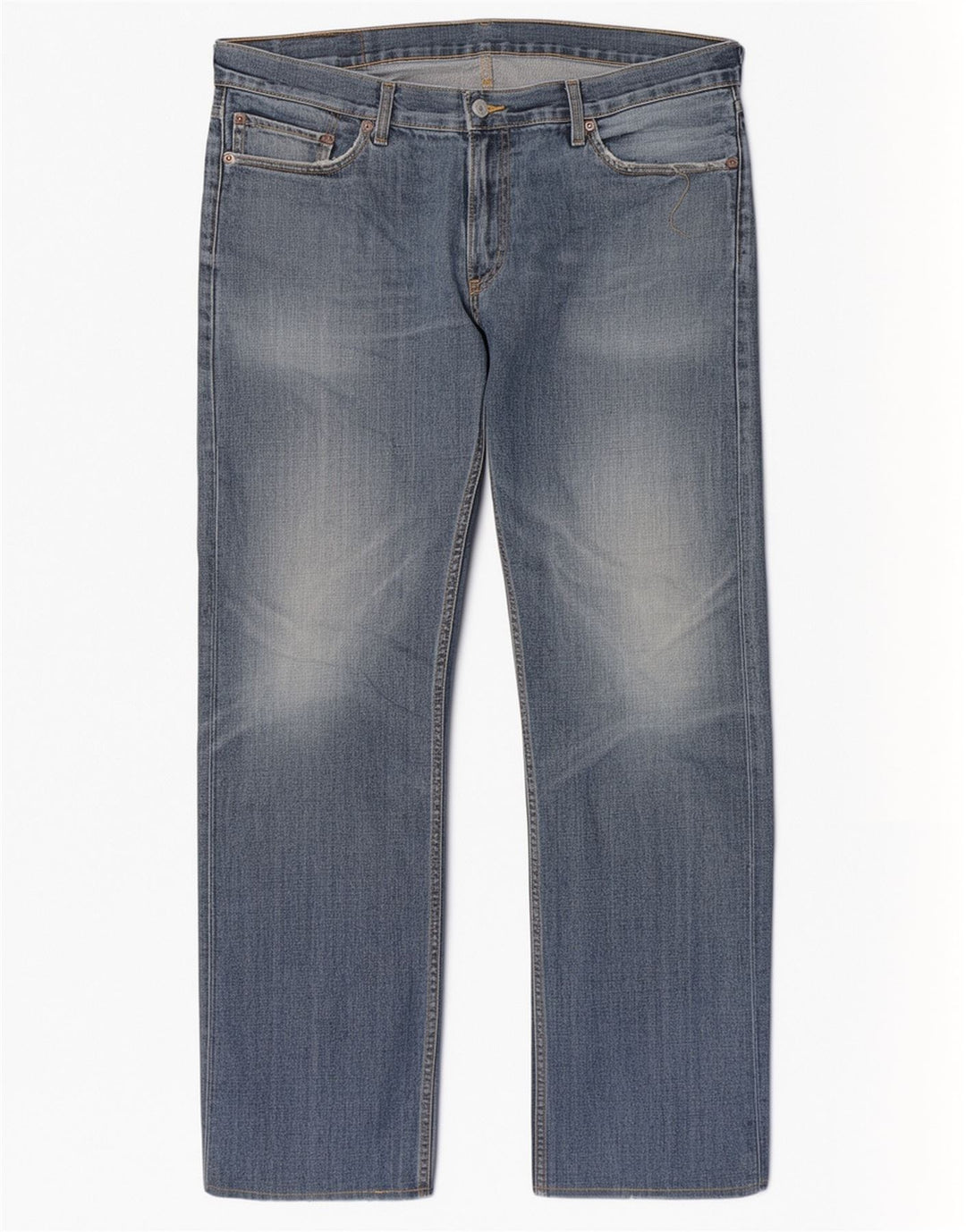 Мужские прямые джинсы Levi's 514 W36 L31 синие, хлопок