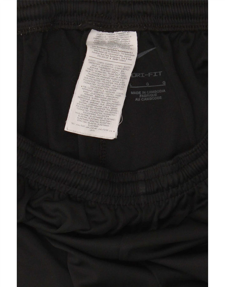 Мужские спортивные брюки Nike Dri Fit, большие черные полиэстер