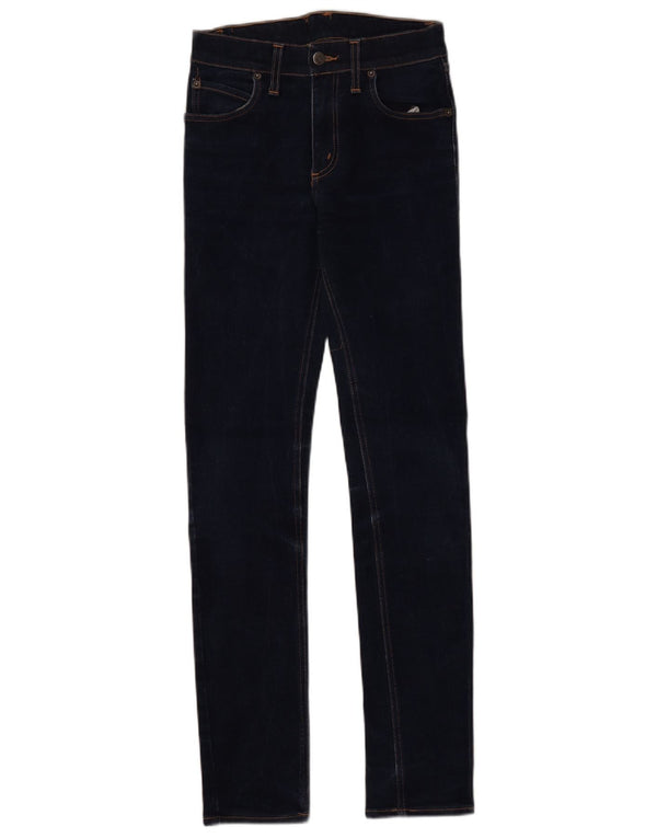 Дешевые женские супероблегающие джинсы Monday W31 L31, темно-синий хлопок