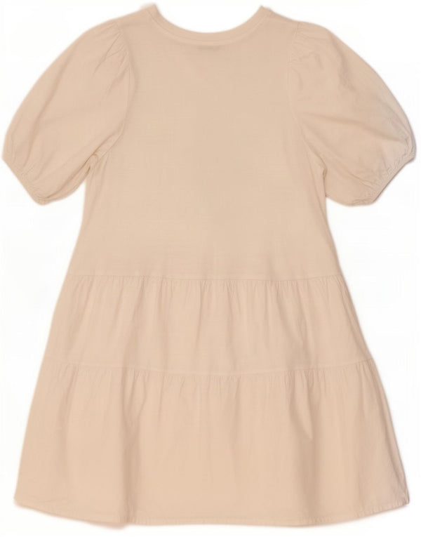 Женское многоярусное платье Zara UK 6 XS, белый хлопок