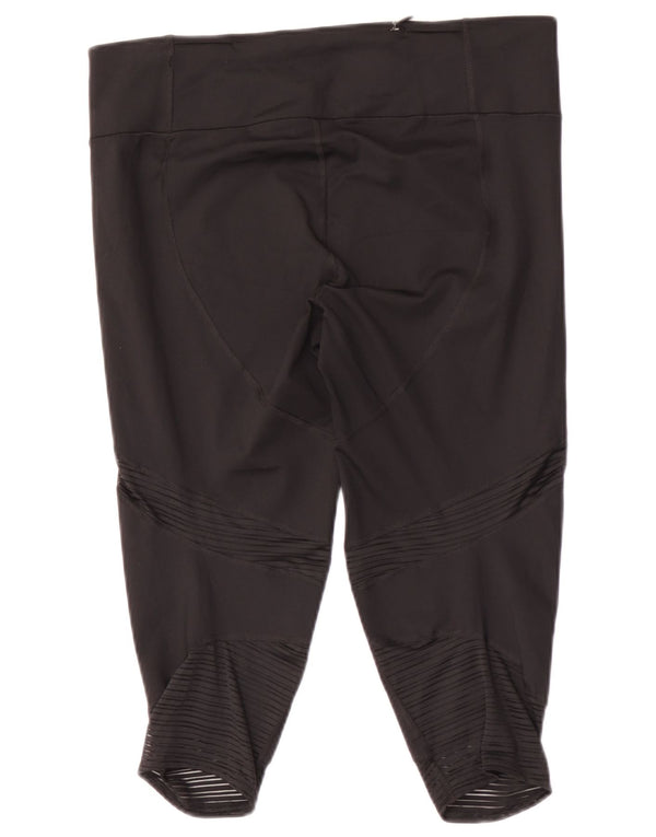 Женские леггинсы-капри Adidas Aeroready UK 16/18, большие черные
