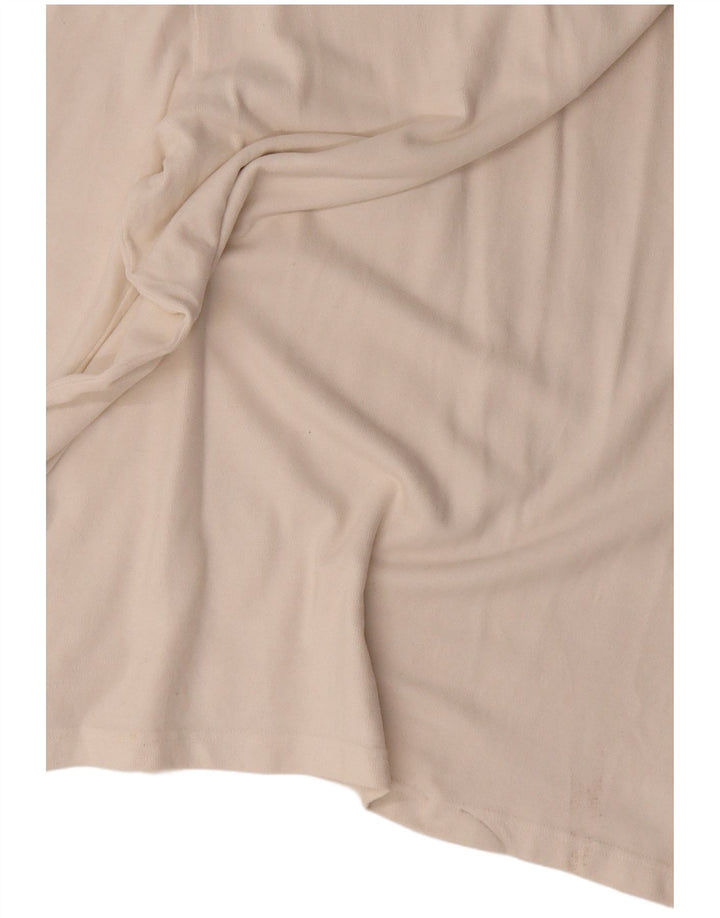 ЭКИПАЖНАЯ ОДЕЖДА Мужская рубашка поло с длинным рукавом, большой белый хлопок