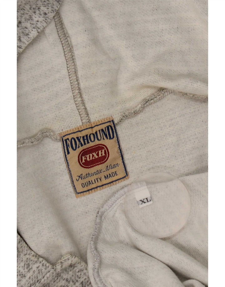 Мужской спортивный костюм Foxhound с капюшоном, верхняя куртка XL, серый в крапинку
