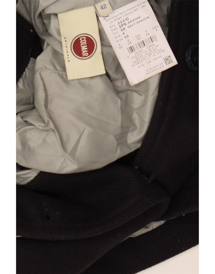 COLMAR Женское пальто IT 42 маленькое темно-синее, шерсть