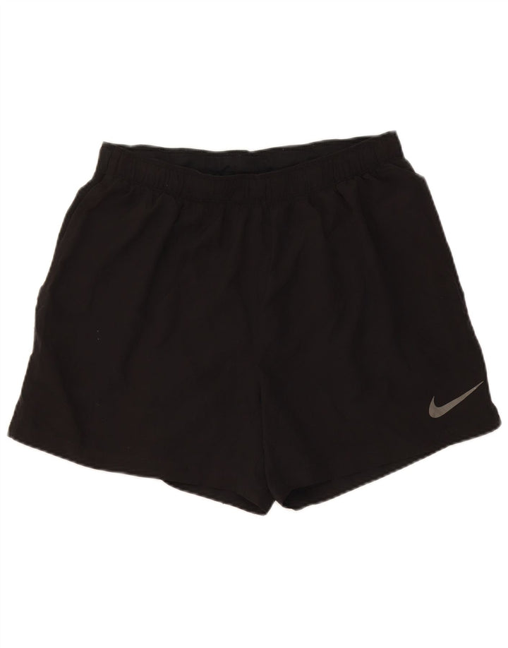 Женские спортивные шорты Nike UK 14, большие черные, полиэстер