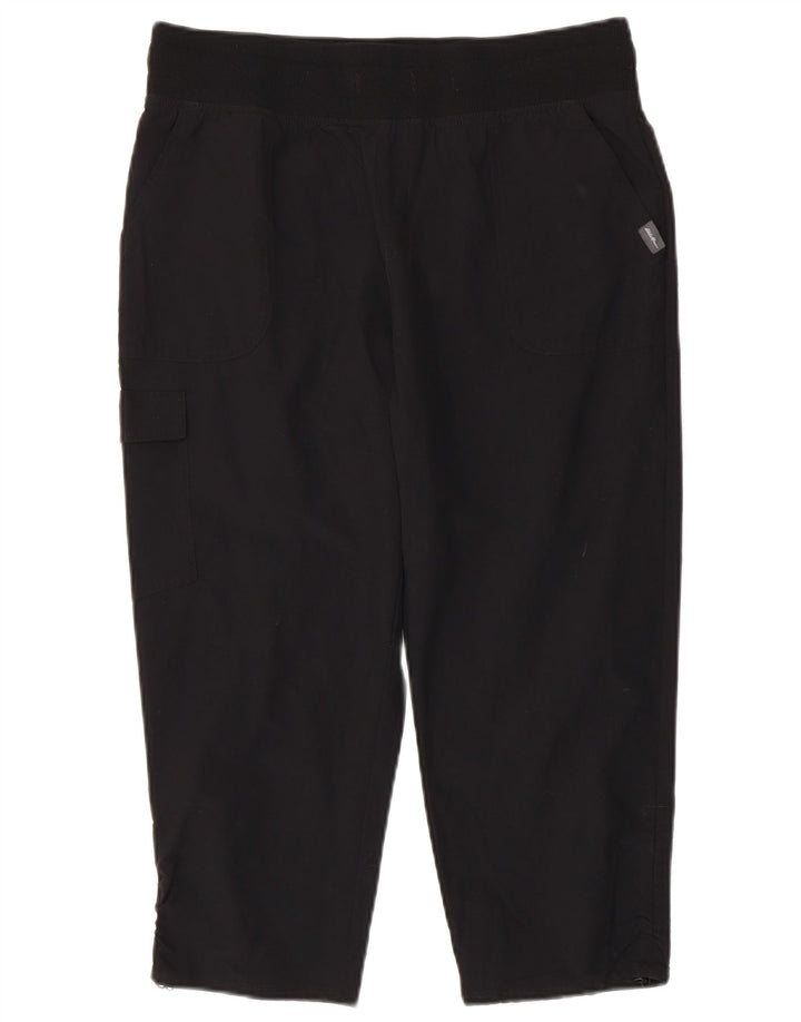 EDDIE BAUER Женские прямые капри карго, средние W30 L22, черные
