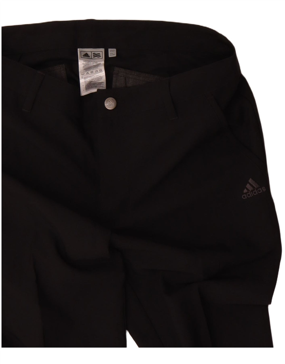 Мужские брюки-чинос Adidas Slim W32 L30, черный полиэстер