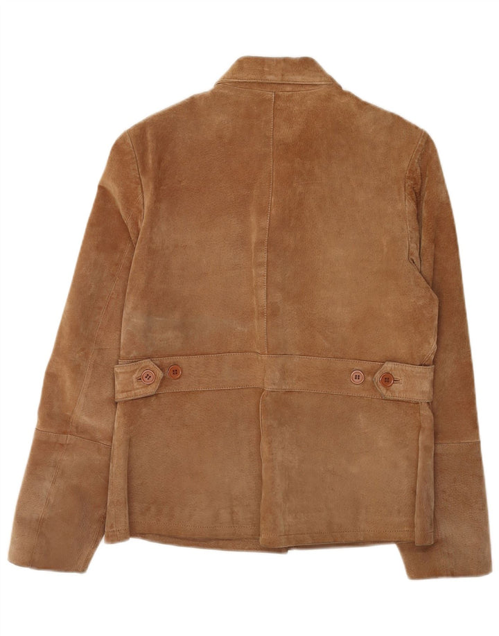 Женская замшевая куртка Outer Edge UK 16, большая коричневая кожа