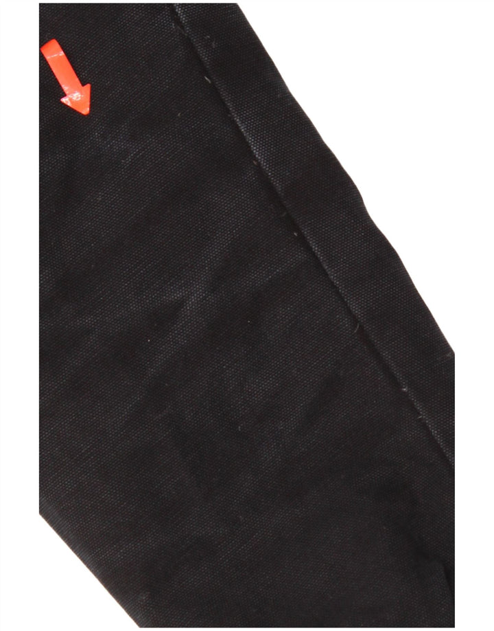 Richlu Женская стеганая куртка с капюшоном UK 14 Средний Черный