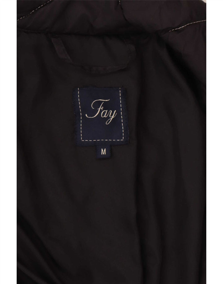 Женское стеганое пальто Fay UK 14, средний черный