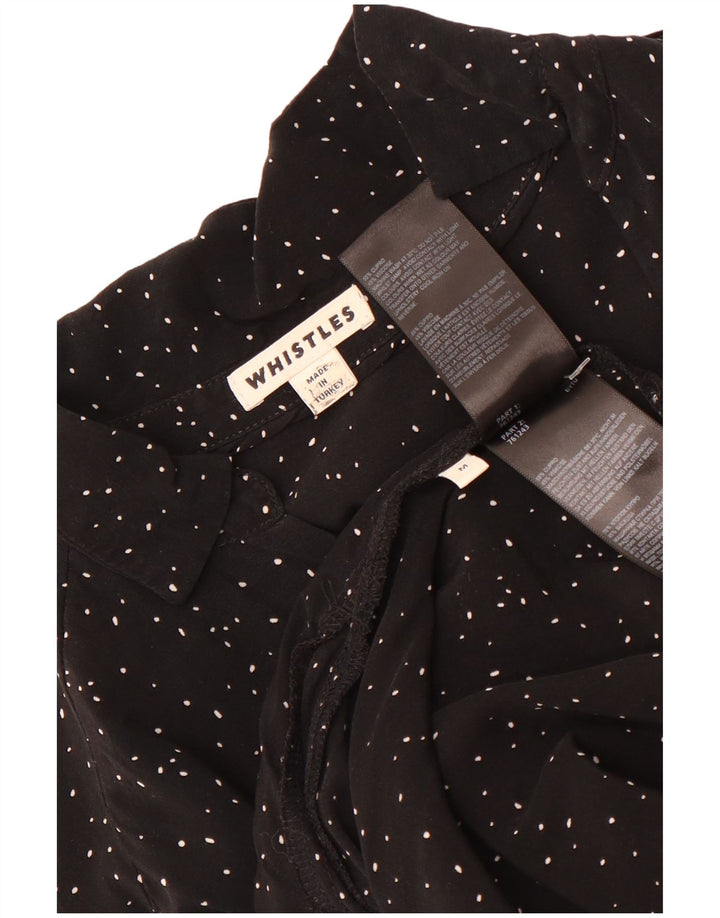 Женское платье-футляр оверсайз Whistles UK 14, средний черный в крапинку