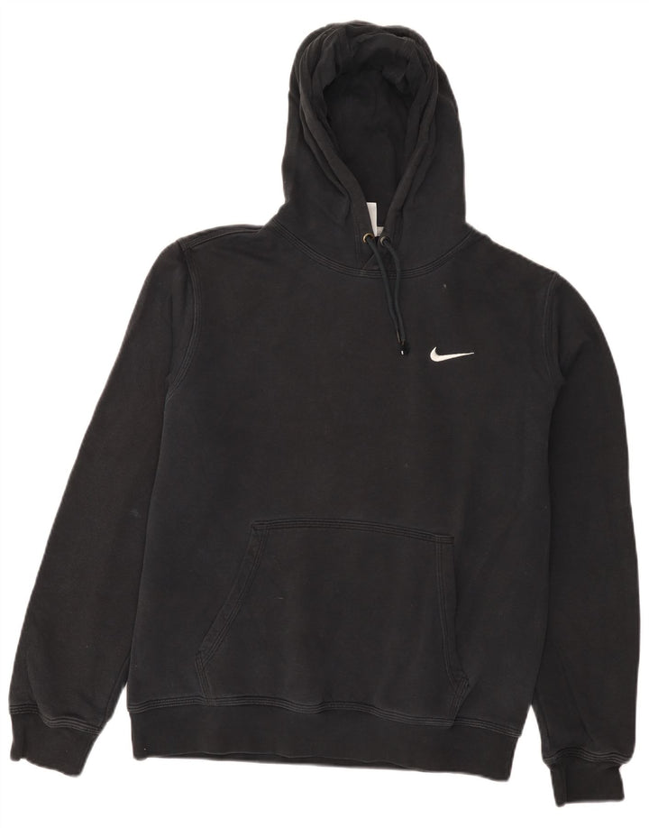 Мужской джемпер с капюшоном Nike, средний черный, хлопок