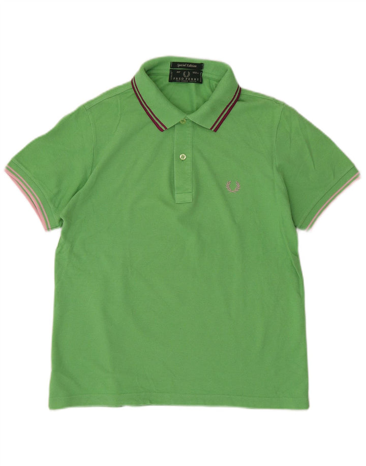 Мужская рубашка-поло Fred Perry, маленький зеленый хлопок